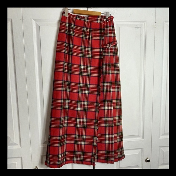 Tartan Plaid Maxi Length Skirt - Picture 4 of 15